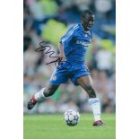 Football Shaun Wright Phillips signed 12x8 inch colour photo pictured in action for Chelsea. All