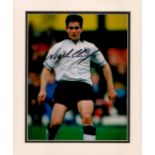 Football Nigel Clough signed 12x10 inch colour photo pictured in action for England. All