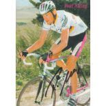 Rolf Aldag signed 6x4 inch Team Telekom cycling colour promo photo. All autographs come with a