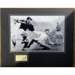 Busby Babes Harry Gregg and Bill Foulkes 20x16 inch mounted signature piece includes signed black