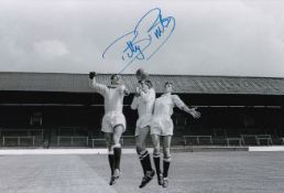 Football Autographed BILLY BONDS 12 x 8 Photo : B/W, depicting a superb image showing Charlton