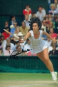 Tennis Virginia Wade signed 12x8 inch colour photo. All autographs come with a Certificate of