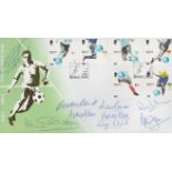 England 1966 World Cup Winners 40th Anniversary multi signed FDC includes Geoff Hurst, Jack