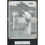 Cricket Legends Alec and Eric Bedser signed 12x8 inch black and white mounted photo. All