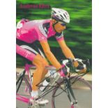 Andreas Klier signed 6x4 inch Team Telekom cycling colour promo photo. All autographs come with a