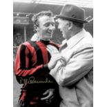 Football Autographed MIKE SUMMERBEE 16 x 12 Photo : Colz, depicting Manchester City manager Joe