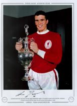 Ron Yeats Signed 16 x 12 Coloured Autograph Editions, Limited Edition Print. Print shows Liverpool