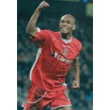 Football Marcus Bent signed 12x8 inch colour photo pictured while playing for Charlton Athletic. All