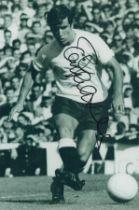 Football Terry Venables signed 12x8 inch black and white photo pictured in action for Tottenham