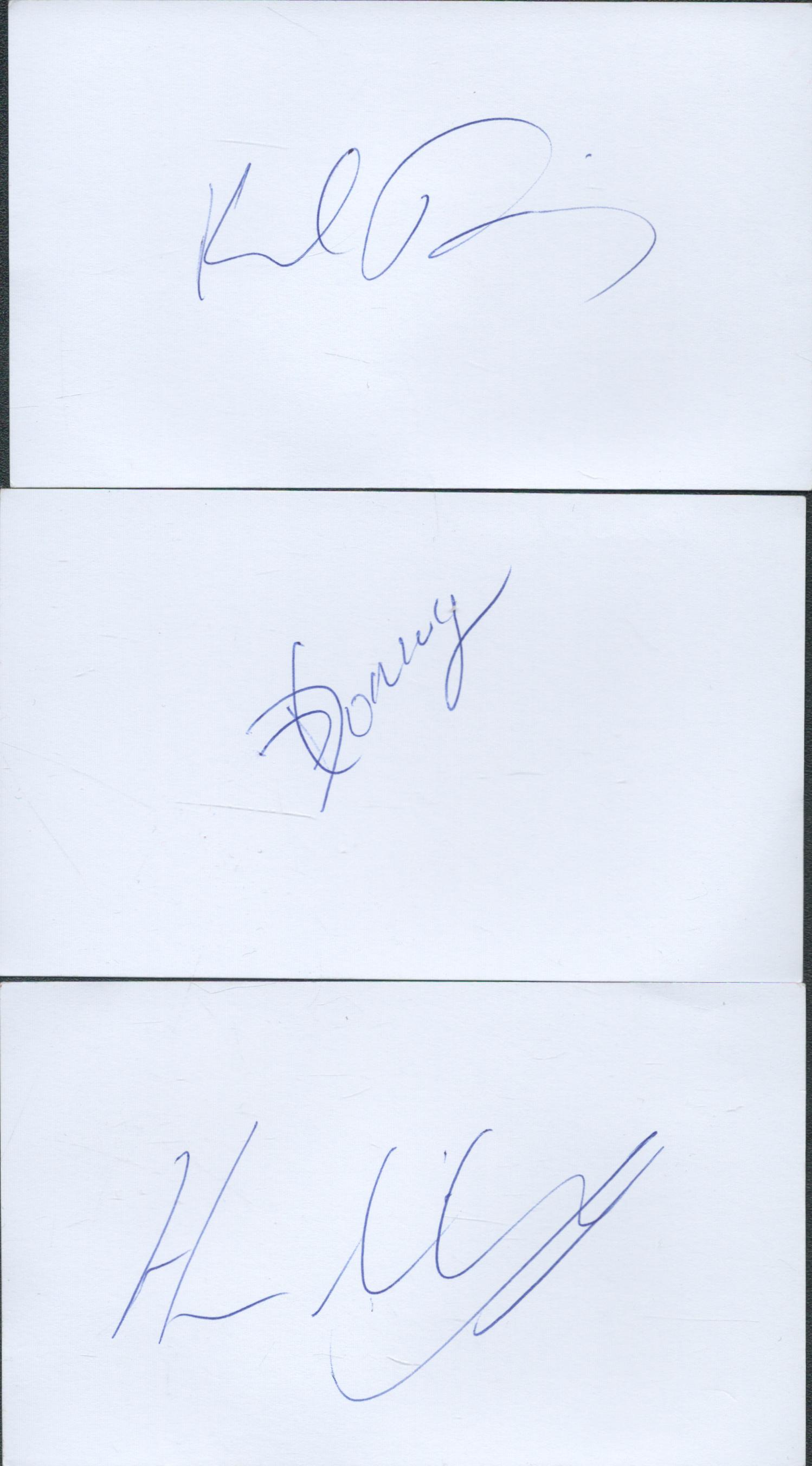 New Zealand cricket collection 10, signed 5x3 inch white cards great names include Kane - Bild 2 aus 2