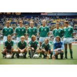Football Autographed NORTHERN IRELAND 12 x 8 Photo : Col, depicting a superb image showing