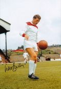 Football Autographed MIKE BAILEY 12 x 8 Photo : Col, depicting a superb image showing Charlton