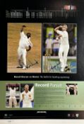 Shane Warne & Muttiah Muralitharan signed Limited Edition Lithograph with COA This absolutely