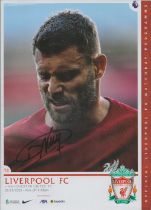 Darwin Nunez signed Liverpool v Manchester United match day programme 5/3/23. Good condition. Est