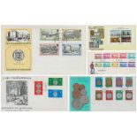 First Day cover Collection. 5 First Day Covers includes 10th Anniversary 1969-1979 Bailiwick of