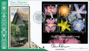 Chris Beardshaw signed The Royal Horticultural Society 1804-2004 FDC . 25th May 2004 Great