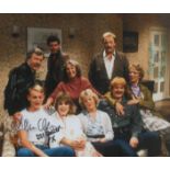 Martin Clunes, William Gaunt and Marcia Warren signed No Place Like Home colour 10x8 inch photo.