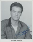 Stefan Dennis signed black & white promo photo 10x8 Inch. Is an Australian actor and singer best