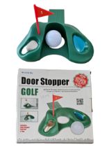 Tony Jacklin signed Door stopper golf. Signed on box which has a few knocks. Good condition. Est