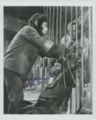 Buck Kartalian signed black & white photo 10x8 Inch. "Planet of The Apes 1968 Julius". Was an