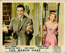 TERENCE MORGAN Actor signed 'The March Hare' 8x10 Lobby Photo Good condition. Est