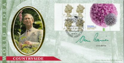 Chris Baines signed World Flora countryside FDC. 4th April 2000 Westonbirt Tetbury. Good