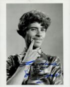Lou Wagner signed 10x8inch black and white photo. He is probably best known for two roles: that of