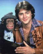 Greg Evigan signed 8x10 inch photo from the US sitcom BJ and the Bear. Good Condition. All