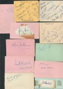 Variety Sport collection of album pages. Names such as 3 multi signed cricket pages Middlesex,
