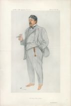 Vanity Fair print. Titled The Businessman of letters. Approx size 14x12inch. Good Condition. All