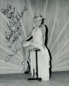 Barbara Windsor signed 10x8inch black and white photo. Dedicated. Good Condition. All autographs