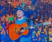 Paul Simon signed 10x8 inch colour photo. Good Condition. All autographs come with a Certificate