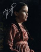Little House on the Prairie 8x10 photo signed by actress Melissa Gilbert who played Laura Ingalls in