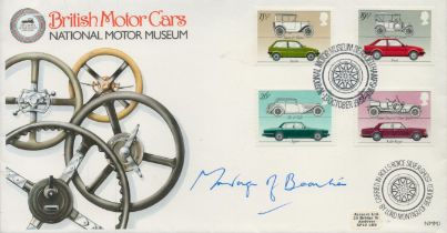 The Lord Montagu of Beaulieu signed British Motor Cars National Motor Museum FDC double PM