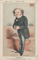 Vanity Fair print. Titled Statesmen no 6. Subject Earl Graville. Dated 13/3/1869. Approx size