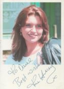 Tina Hobley signed 6x4inch colour photo. Good Condition. All autographs come with a Certificate of