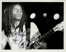 Eddy Grant signed 10x8 inch black and white photo. Good Condition. All autographs come with a