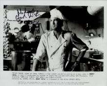 Steven Segal signed 10x8inch black and white movie still as Casey Ryback in Under Siege. Also