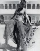 007 James Bond movie Octopussy 8x10 photo signed by actress Alison Worth. Good Condition. All