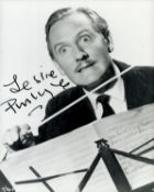 Leslie Phillips signed 10x8inch black and white photo. (20 April 1924 - 7 November 2022) was an