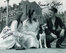 The Railway Children 8x10 movie scene photo signed by Sally Thomsett and the late Bernard