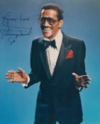 Sammy Davis Jnr signed 10x8 inch colour photo. Good Condition. All autographs come with a