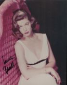 Lauren Bacall signed 10x8inch colour photo. Good Condition. All autographs come with a Certificate