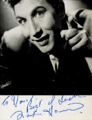 Frankie Howerd signed 6x4inch young image black and white photo. TV and film star. Dedicated. Good