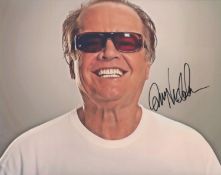 Jack Nicholson signed 10x8 inch colour photo. Good Condition. All autographs come with a Certificate