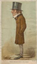 Vanity Fair print. Titled Statesmen no 14. Subject John Bright. Approx size 14x10inch. Good