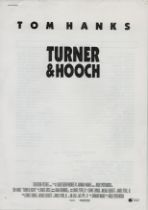 Turner & Hooch press pack. UNSIIGNED. Good Condition. All autographs come with a Certificate of
