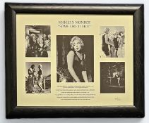 Marilyn Monroe "Some Like It Hot" Limited Edition 17x20inch black and white frame. Edition 666/