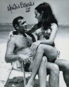 007 James Bond movie From Thunderball 8x10 inch poster photo signed by Bond girl Martine Beswick.