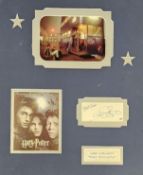 Lee Inngleby signature piece mounted with 2 Harry Potter photos and name card. Played Stan